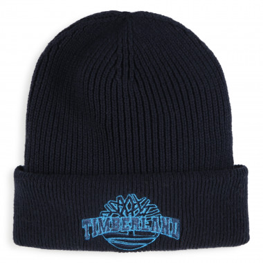 Embroidered knitted hat TIMBERLAND for BOY