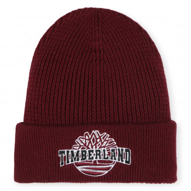 Embroidered knitted hat TIMBERLAND for BOY