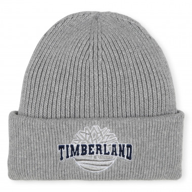Embroidered knitted hat TIMBERLAND for BOY