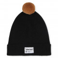 Bonnet à pompon en tricot TIMBERLAND pour GARCON