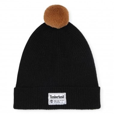 Bonnet à pompon en tricot TIMBERLAND pour GARCON