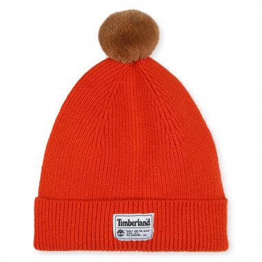 Gorro de punto con pompón TIMBERLAND para NIÑO