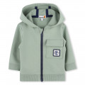 Hooded fleece cardigan TIMBERLAND for BOY