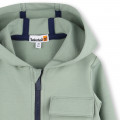 Hooded fleece cardigan TIMBERLAND for BOY
