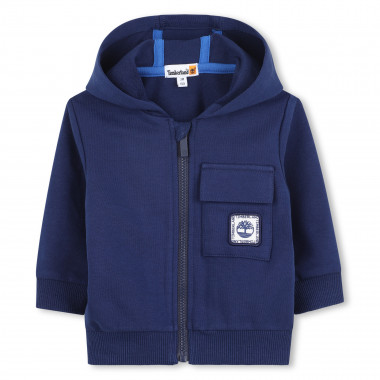 Cardigan en molleton à capuche TIMBERLAND pour GARCON