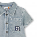 Short denim romper TIMBERLAND for BOY