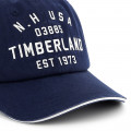Embroidered logo baseball cap TIMBERLAND for BOY