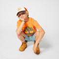 Tricolour bi-material cap TIMBERLAND for BOY
