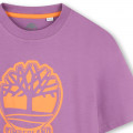 Two-tone T-shirt with logo TIMBERLAND for BOY