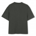 T-shirt bicolore avec logo TIMBERLAND pour GARCON