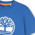 Zweifarbiges T-Shirt mit Logo TIMBERLAND Für JUNGE