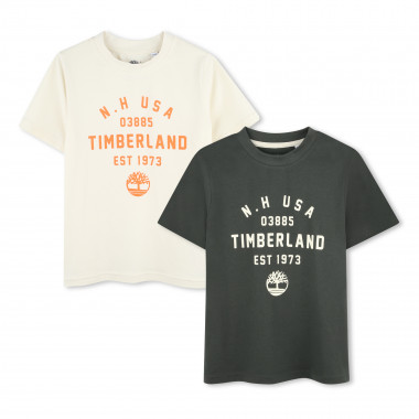 Pack de 2 camisetas estampadas TIMBERLAND para NIÑO