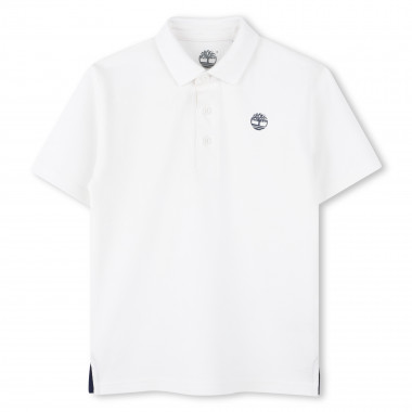 Einfarbiges Poloshirt mit Logo TIMBERLAND Für JUNGE