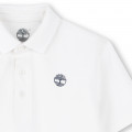 Einfarbiges Poloshirt mit Logo TIMBERLAND Für JUNGE