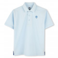 Plain polo with logo on chest TIMBERLAND for BOY