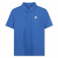 Plain polo with logo on chest TIMBERLAND for BOY