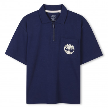 Polo avec col zippé TIMBERLAND pour GARCON