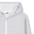 Hooded zip-up sweatshirt TIMBERLAND for BOY