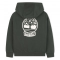 Hooded jogging cardigan TIMBERLAND for BOY