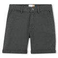 Stretch twill Bermuda shorts TIMBERLAND for BOY