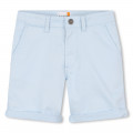 Stretch twill Bermuda shorts TIMBERLAND for BOY