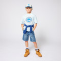 Stretch denim Bermuda shorts TIMBERLAND for BOY