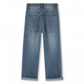 Wide adjustable-waist jeans TIMBERLAND for BOY