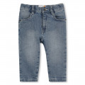 Pantalón vaquero elástico TIMBERLAND para NIÑO