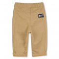 Wide-leg gabardine trousers TIMBERLAND for BOY