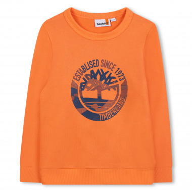Sweat-shirt molletonné à motif TIMBERLAND pour GARCON