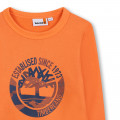 Sweat-shirt molletonné à motif TIMBERLAND pour GARCON