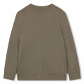 Printed Fleece Sweatshirt TIMBERLAND for BOY