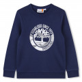 Printed Fleece Sweatshirt TIMBERLAND for BOY