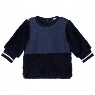 Bi-material sweatshirt TIMBERLAND for BOY