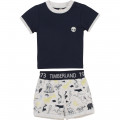 Ensemble t-shirt et short TIMBERLAND pour GARCON