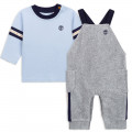 Organic cotton dungarees and t-shirt TIMBERLAND for BOY