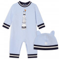 Organic cotton romper + hat TIMBERLAND for BOY
