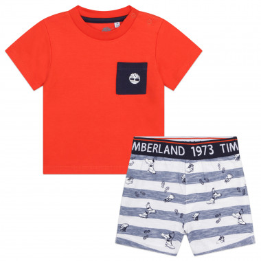 T-shirt and shorts outfit TIMBERLAND for BOY