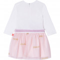 Tulle and jersey dress BILLIEBLUSH for GIRL