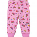 Printed fleece jogging bottoms BILLIEBLUSH for GIRL