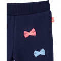 Fleece jogging bottoms with bows BILLIEBLUSH for GIRL