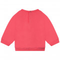 Cotton fleece sweatshirt BILLIEBLUSH for GIRL