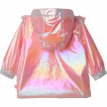 Hooded iridescent windbreaker BILLIEBLUSH for GIRL
