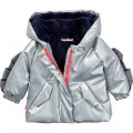 Hooded zipped puffer jacket BILLIEBLUSH for GIRL