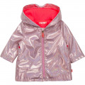 Sparkly hooded raincoat BILLIEBLUSH for GIRL