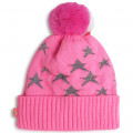 Knitted pompom hat BILLIEBLUSH for GIRL