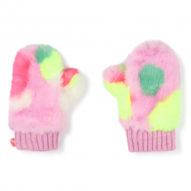 Fluffy polar fleece mittens BILLIEBLUSH for GIRL