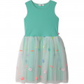 Lined dual-material dress BILLIEBLUSH for GIRL