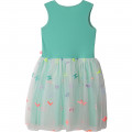 Lined dual-material dress BILLIEBLUSH for GIRL