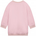 Cotton fleece sweatshirt dress BILLIEBLUSH for GIRL